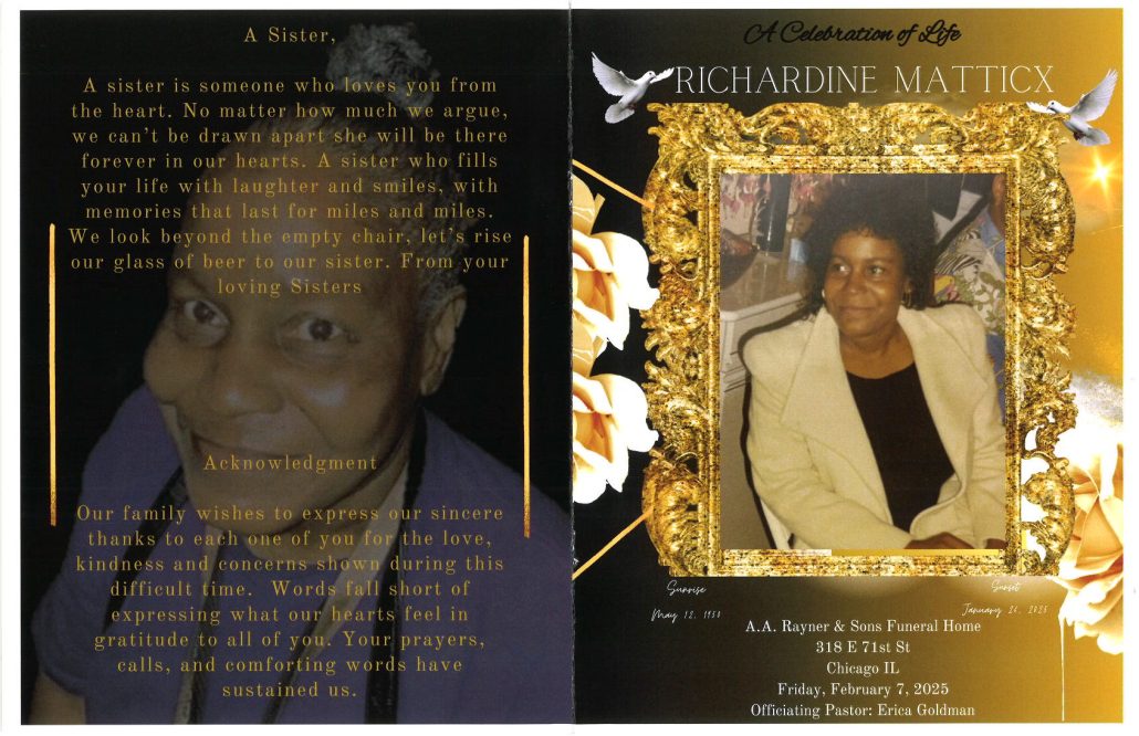 Richardine Matticx Obituary