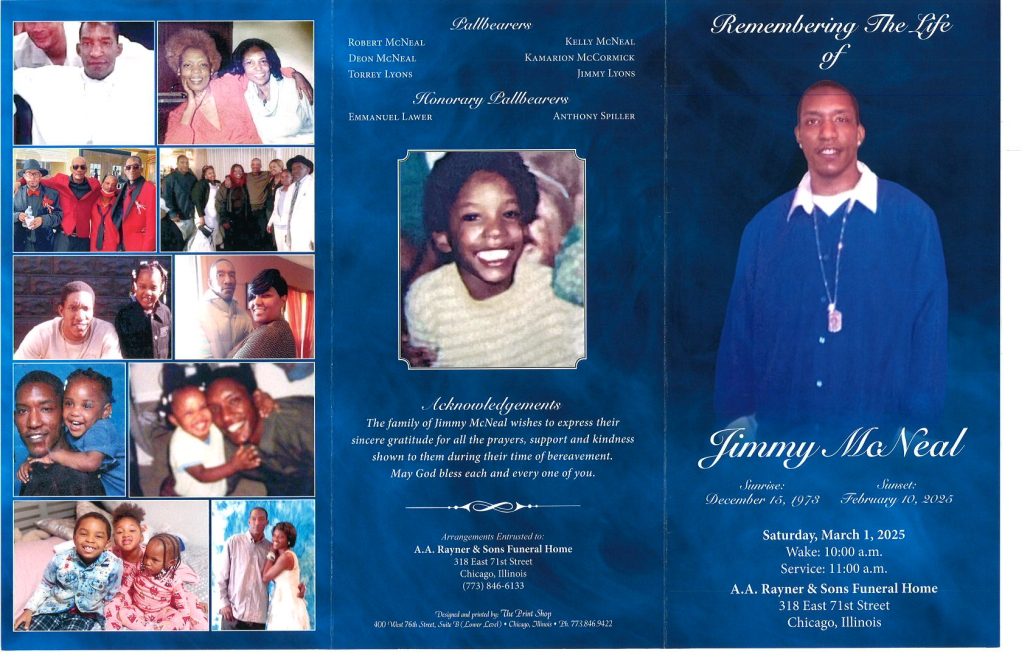 Jimmy McNeal Obituary