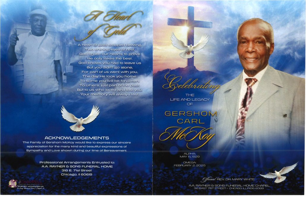 Gershom C McKoy Obituary