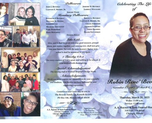 Robin R Beverly Obituary