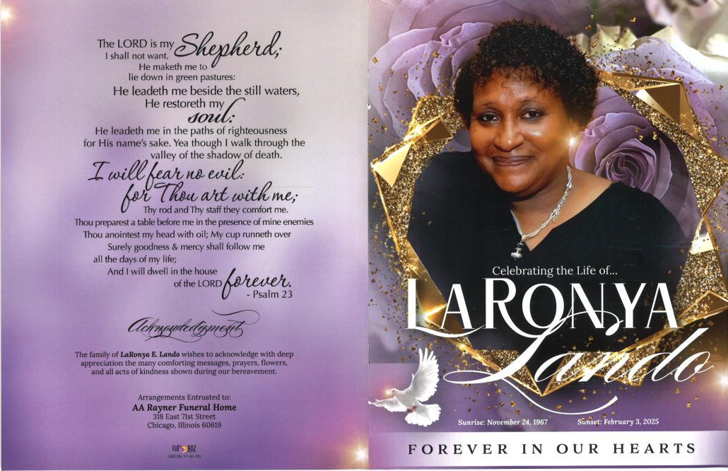 LaRonya E Lando Obituary