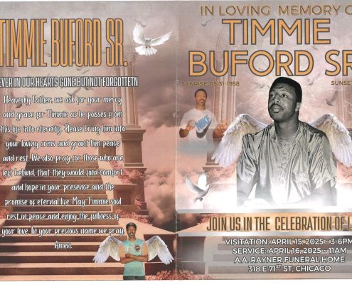 Timmie Buford Sr Obituary