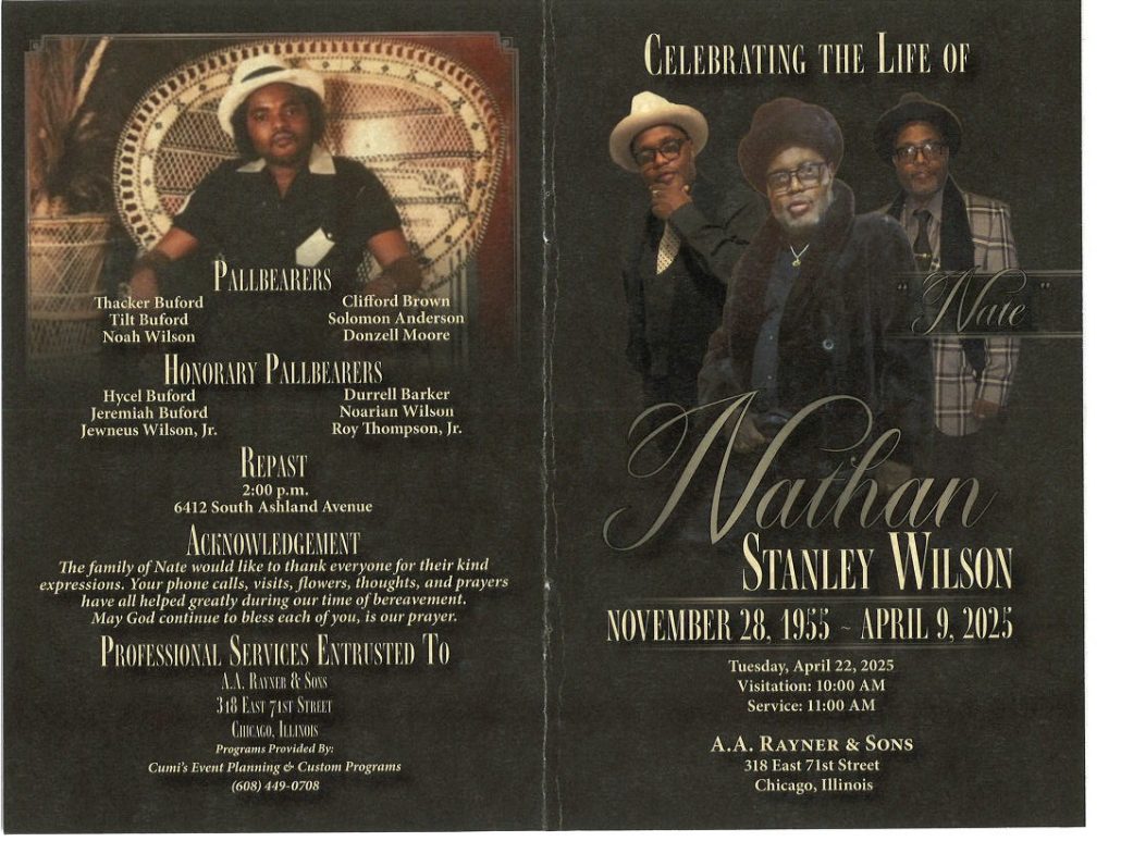 Nathan S Wilson Obituary