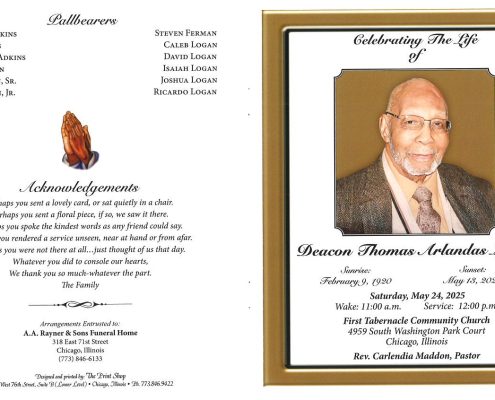 Thomas A Logan Obituary