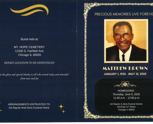 Matthew Brown Obituary
