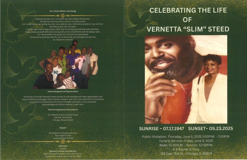 Vernetta Steed Obituary