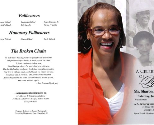 Sharon J Dillard Obituary