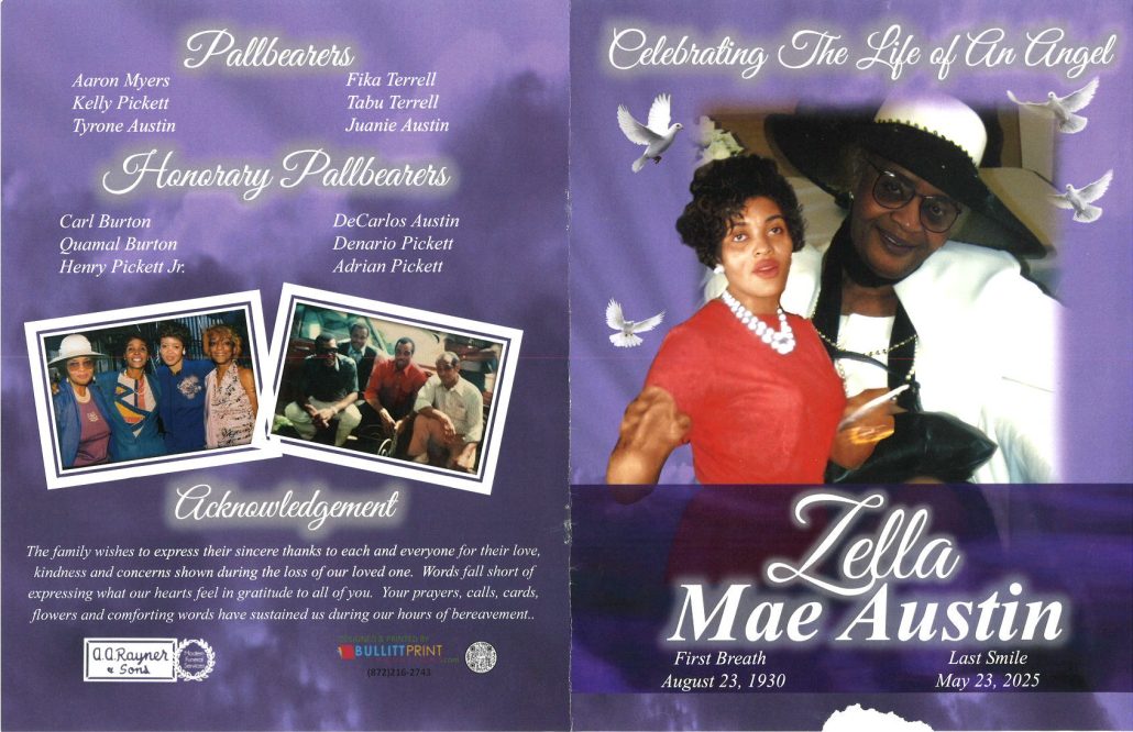 Zella Mae Austin Obituary