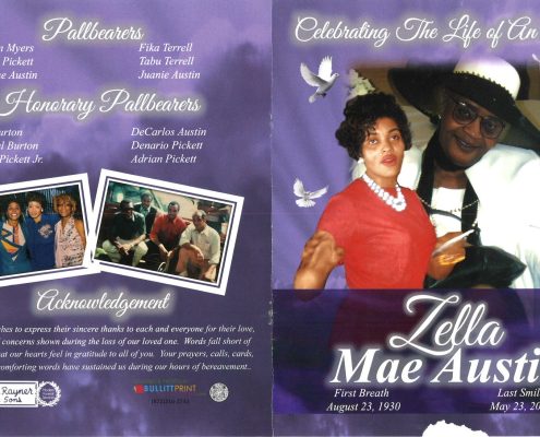 Zella Mae Austin Obituary