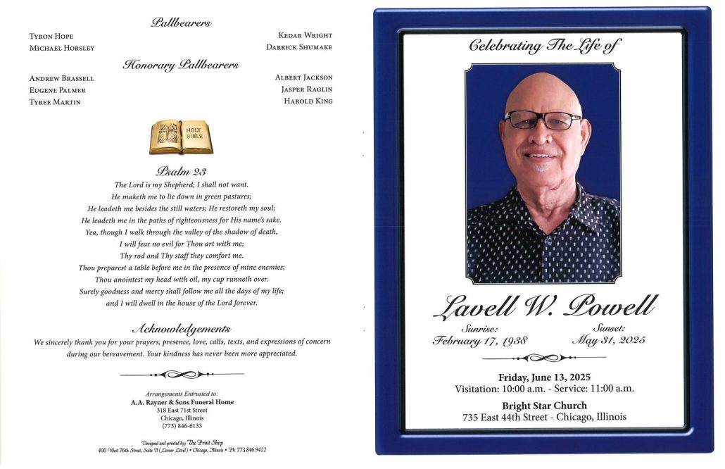Lavell W Powell Obituary
