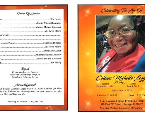 Colleen M Leggs Obituary
