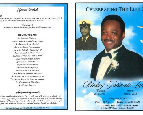 Rickey J Louis Obituary