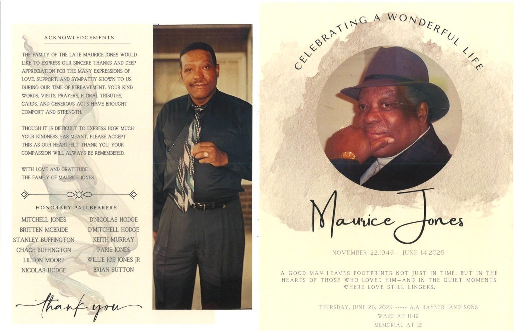 Maurice Jones Obituary