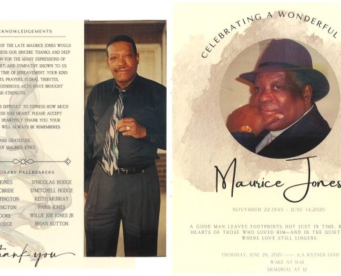 Maurice Jones Obituary