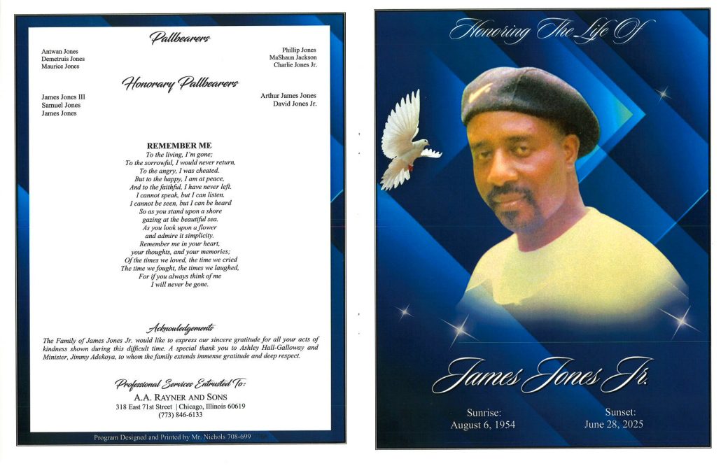 James Jones Jr Obituary