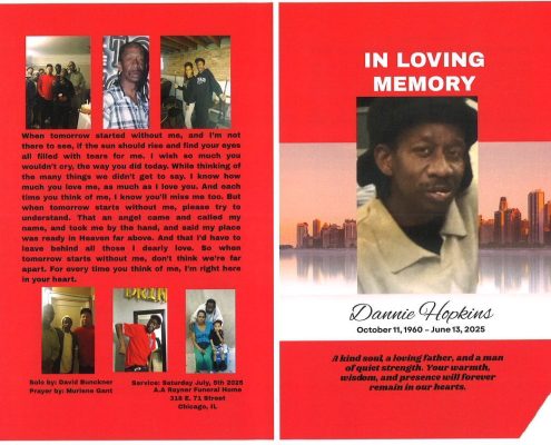 Dannie Hopkins Obituary