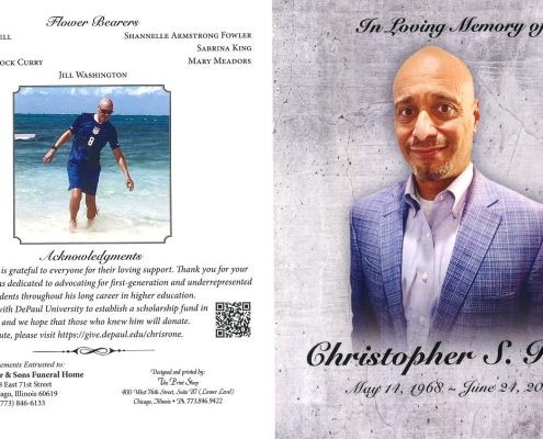 Christopher S Rone Obituary