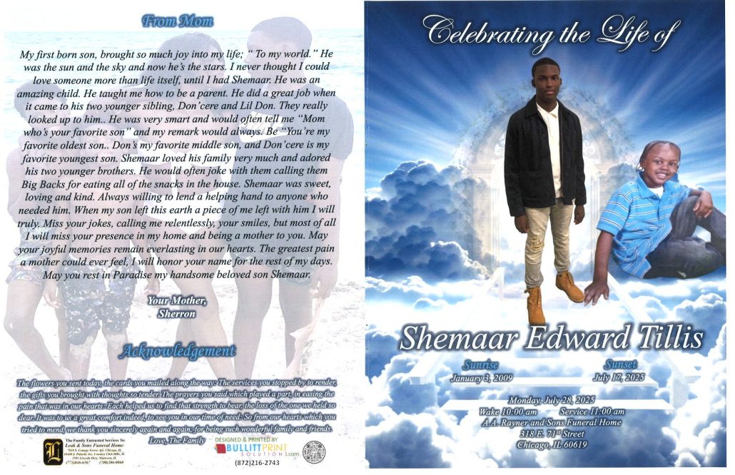 Shemaar E Tillis Obituary