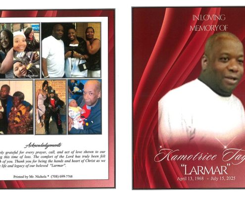 Kamotrice Taylor Obituary