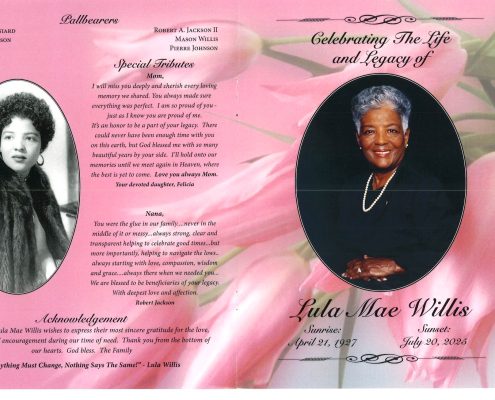 Lula M Willis Obituary
