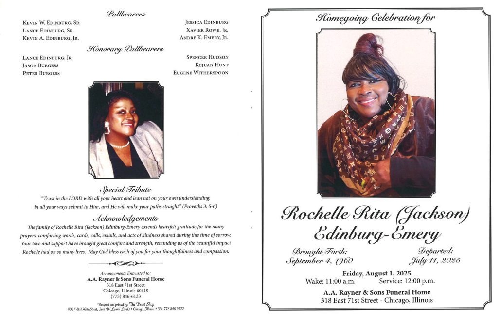 Rochelle Edinburg Emery Obituary