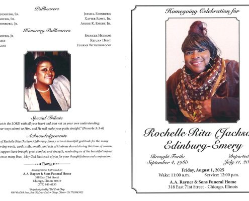 Rochelle Edinburg Emery Obituary