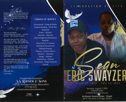 Sean E Swayzer Obituary