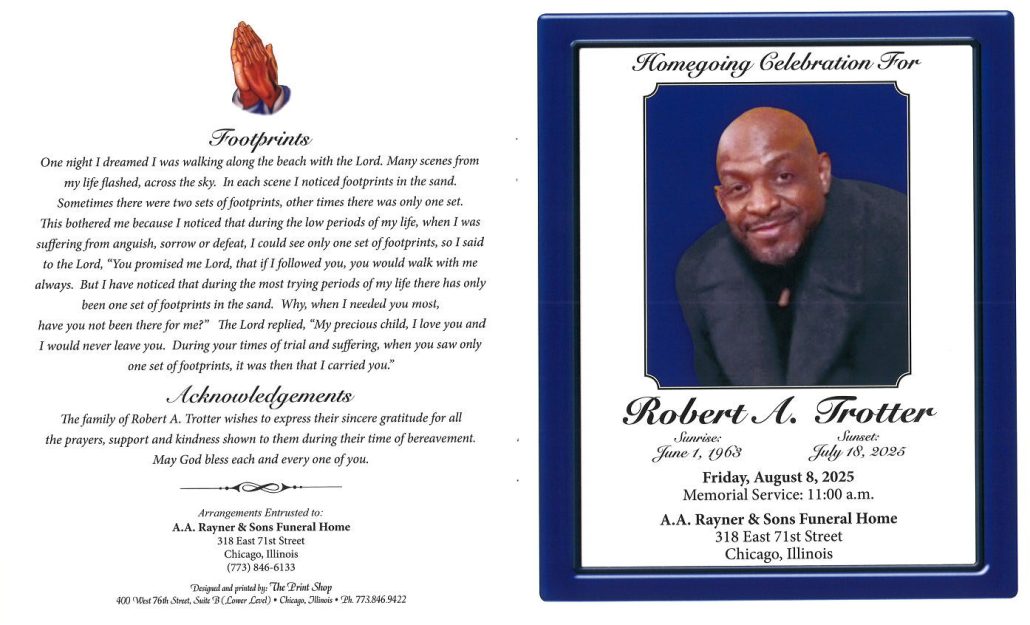 Robert A Trotter Obituary