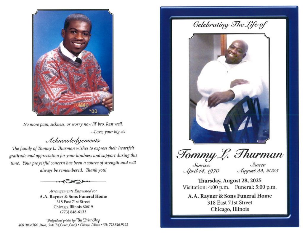 Tommy L Thurman Obituary