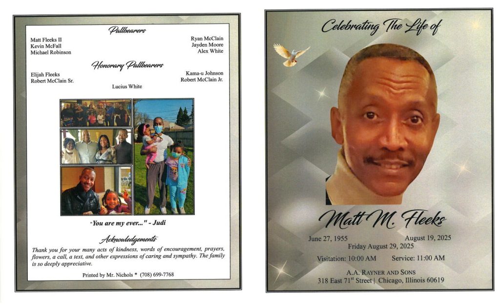 Matt M Fleeks Obituary