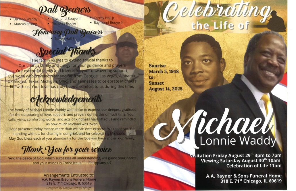 Michael L Waddy Obituary