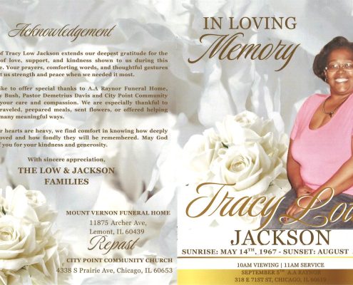 Tracy L Jackson Obituary