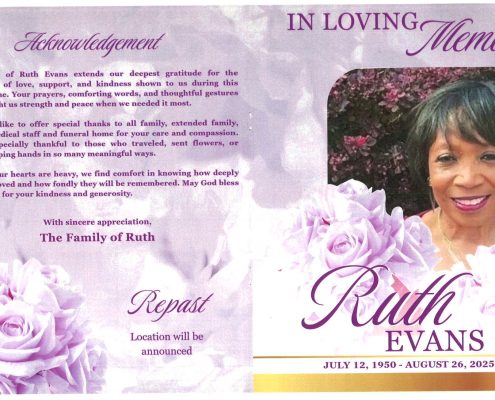 Ruth Evans Obituary