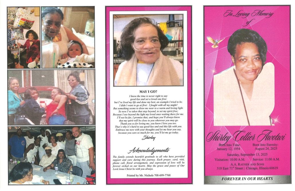 Shirley C Awotwi Obituary