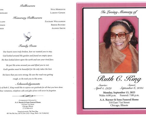 Ruth C King Obituary