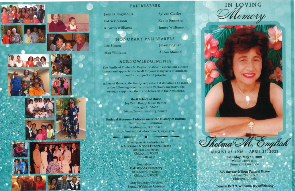 Thelma M English Obituary