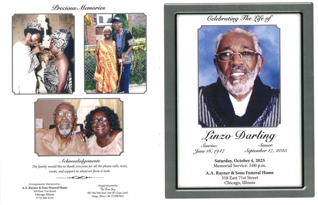 Linzo Darling Obituary