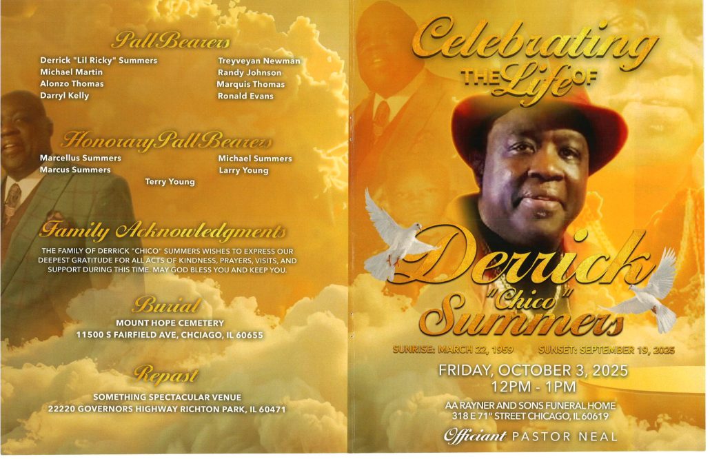 Derrick Summers Obituary