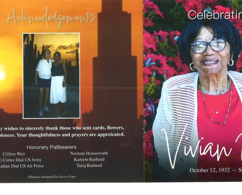 Vivian D White Obituary