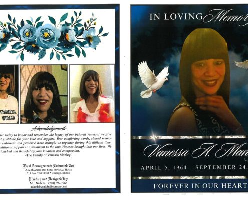 Vanessa A Manley Obituary