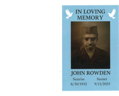 John Rowden Obituary