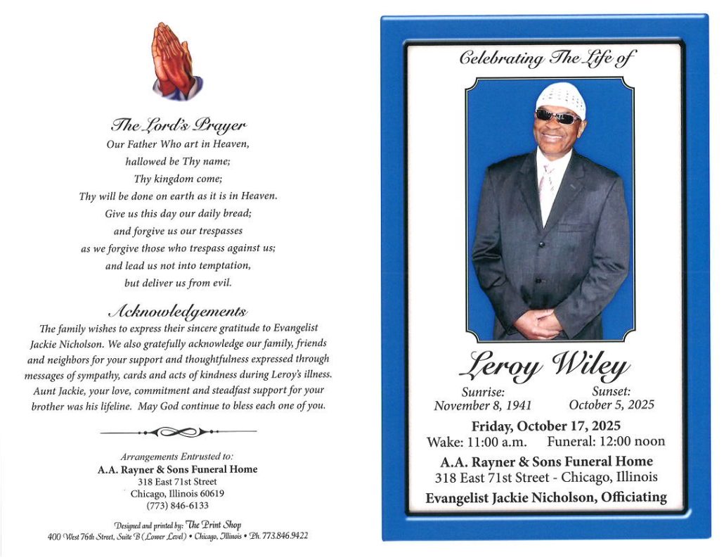 Leroy Wiley Obituary