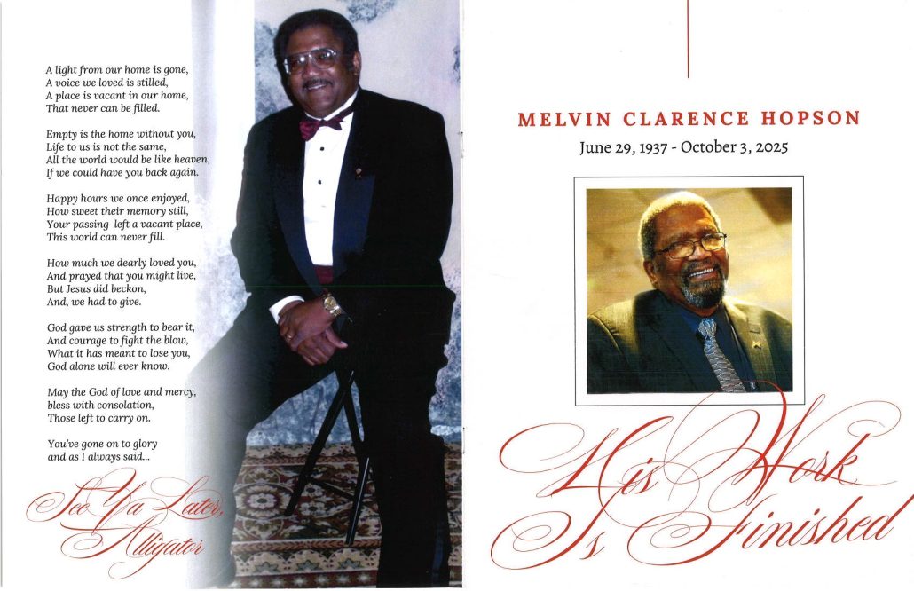 Melvin C Hopson Obituary